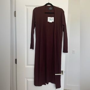 NWT: Nina Parker Maxi/Duster Cardigan